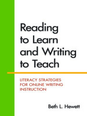 cover image of Reading to Learn and Writing to Teach
